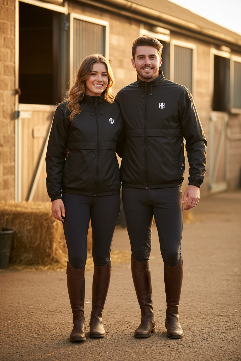 HorseHack Originals — The Yard Windbreaker | Unisex Equestrian Riding Jacket